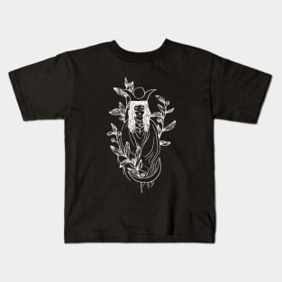 The High Priestess (White) Kids T-Shirt